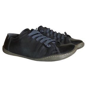 Camper Peu Black Casual Leather Shoes